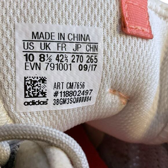 Adidas Terrex Trail Shoes Women's Gray Black Orange OrthoLite Hiking Grip Sz 10 - Picture 8 of 10